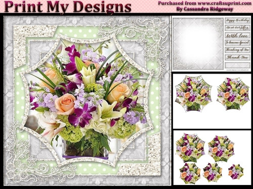 Happy Birthday thank you with love mini kit
