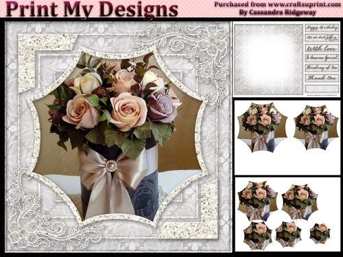 Happy Birthday thank you with love mini kit