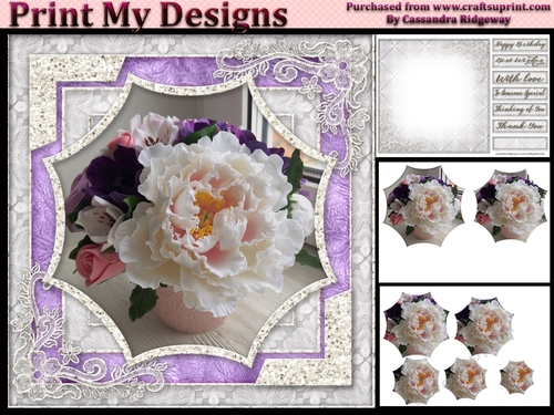 Happy Birthday thank you with love mini kit