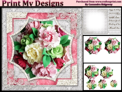 Happy Birthday thank you with love mini kit