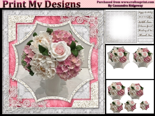 Happy Birthday thank you with love mini kit