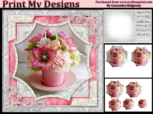 Happy Birthday thank you with love mini kit