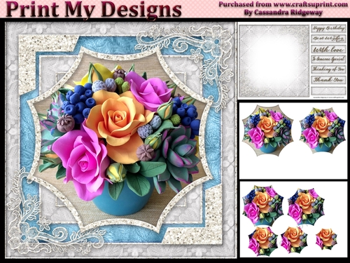 Happy Birthday someone special thank you with love mini kit