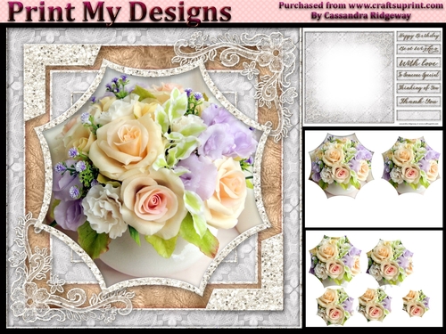 Happy Birthday someone special thank you with love mini kit
