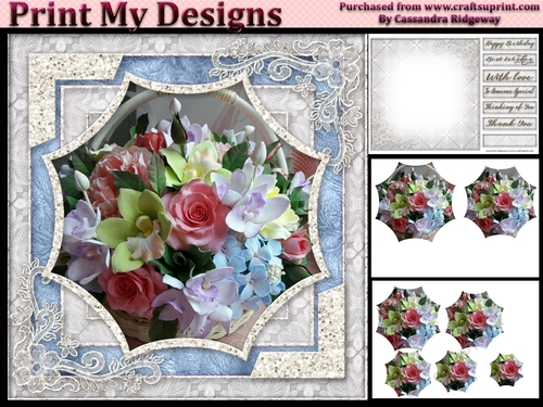 Happy Birthday someone special thank you with love mini kit