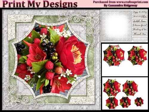 Happy Birthday someone special thank you with love mini kit