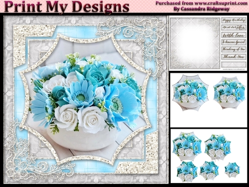 Happy Birthday someone special thank you with love mini kit
