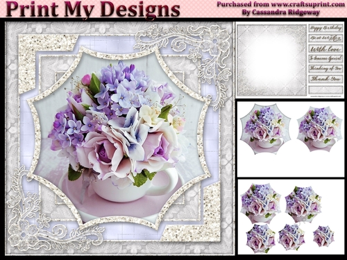 Happy Birthday someone special thank you with love mini kit