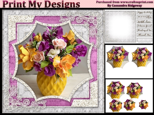 Happy Birthday someone special thank you with love mini kit