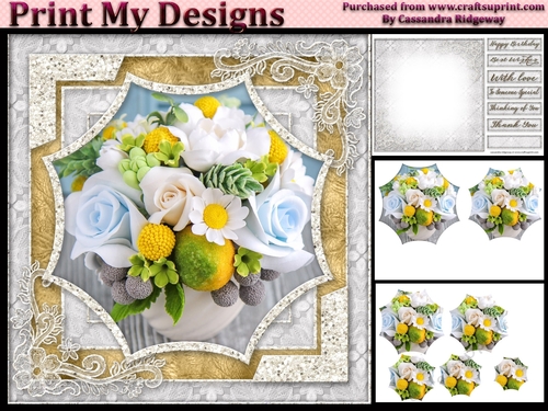 Happy Birthday someone special thank you with love mini kit