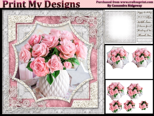 Happy Birthday someone special thank you with love mini kit