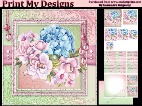 Happy Birthday thank you with love pyramid mini kit
