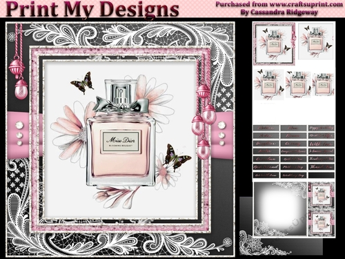 Happy Birthday thank you with love pyramid mini kit