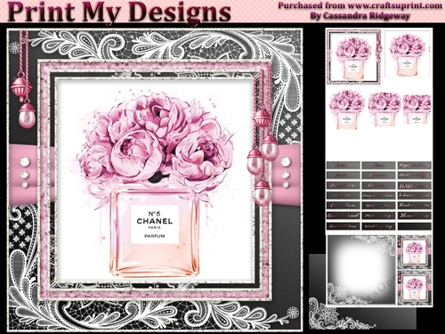 Happy Birthday thank you with love pyramid mini kit
