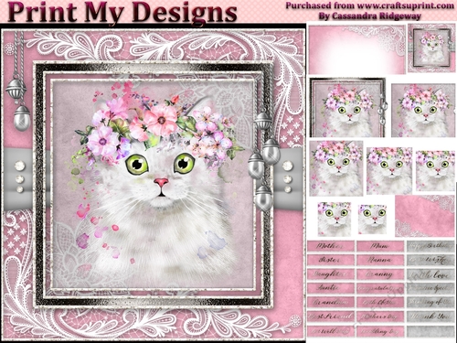 Happy Birthday thank you with love pyramid mini kit