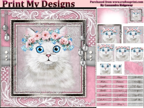 Happy Birthday thank you with love pyramid mini kit