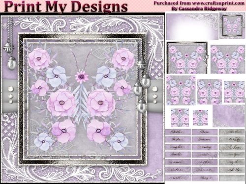 Happy Birthday thank you with love pyramid mini kit