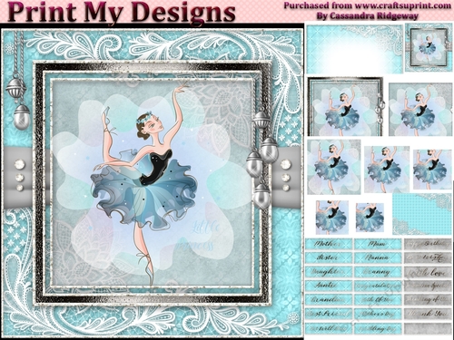 Happy Birthday thank you with love pyramid mini kit