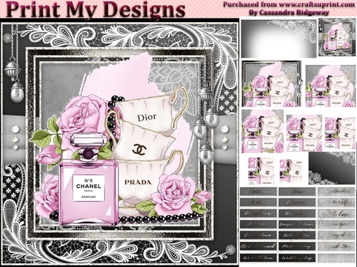 Happy Birthday thank you with love pyramid mini kit