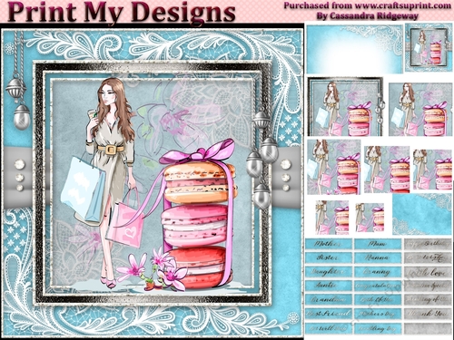Happy Birthday thank you with love pyramid mini kit