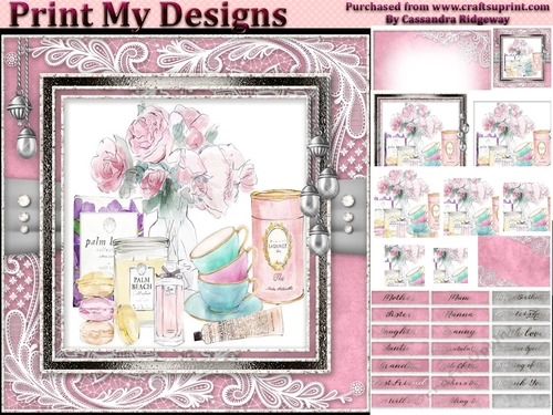 Happy Birthday thank you with love pyramid mini kit