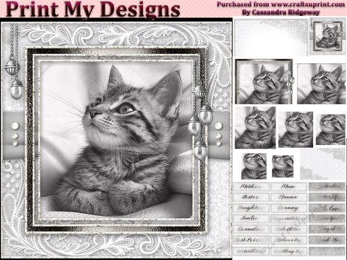 Happy Birthday thank you with love pyramid mini kit