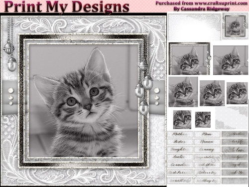 Happy Birthday thank you with love pyramid mini kit