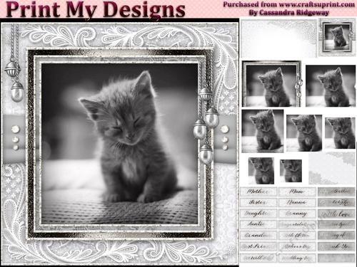 Happy Birthday thank you with love pyramid mini kit