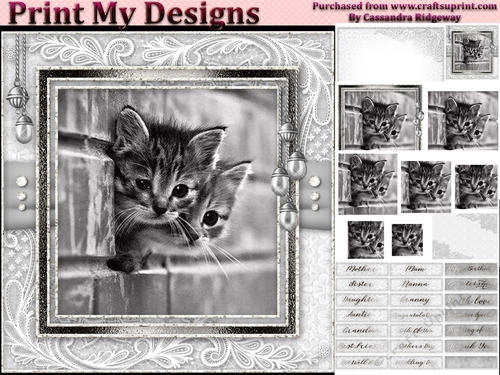 Happy Birthday thank you with love pyramid mini kit