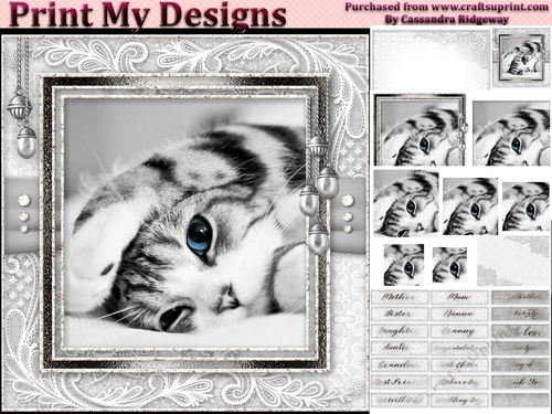 Happy Birthday thank you with love pyramid mini kit