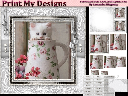 Happy Birthday thank you with love pyramid mini kit