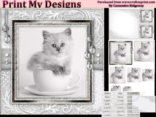 Happy Birthday thank you with love pyramid mini kit