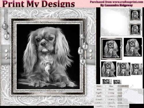 Happy Birthday thank you with love pyramid mini kit with dogs