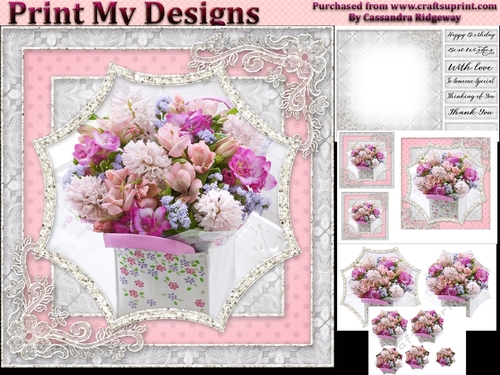Happy Birthday thank you with love Quick card collection 2