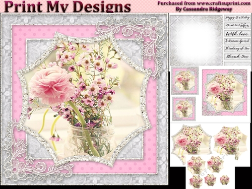 Happy Birthday thank you with love Quick card collection 2