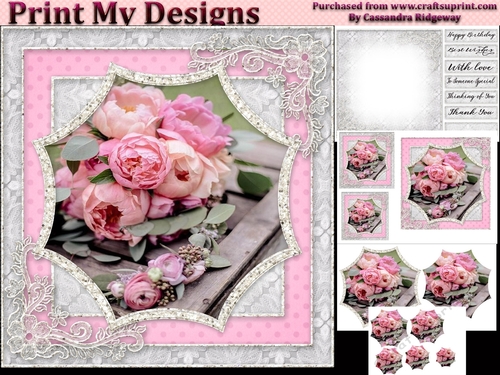 Happy Birthday thank you with love Quick card collection 2