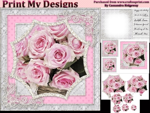 Happy Birthday thank you with love Quick card collection 2