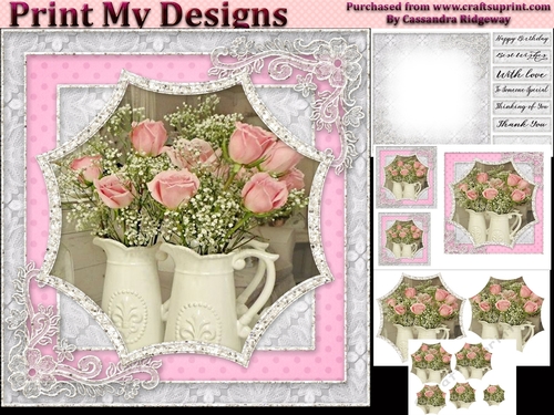 Happy Birthday thank you with love Quick card collection 2