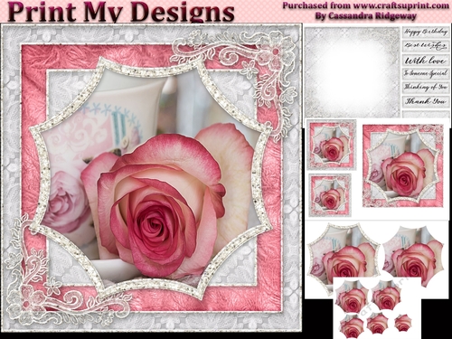 Happy Birthday thank you with love Quick card collection 2