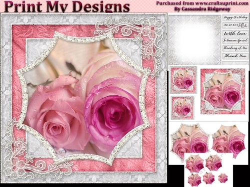 Happy Birthday thank you with love Quick card collection 2