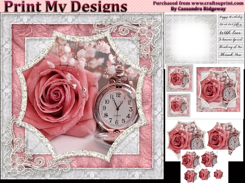 Happy Birthday thank you with love Quick card collection 2