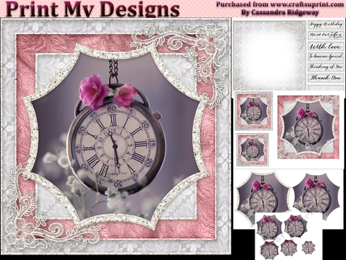 Happy Birthday thank you with love Quick card collection 2