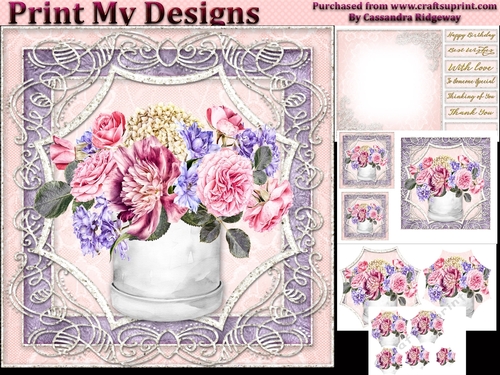 Happy Birthday thank you with love mini kit
