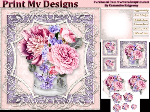 Happy Birthday thank you with love mini kit