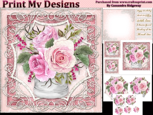 Happy Birthday thank you with love mini kit