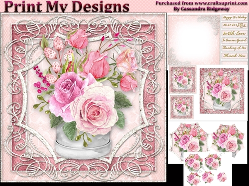 Happy Birthday thank you with love mini kit