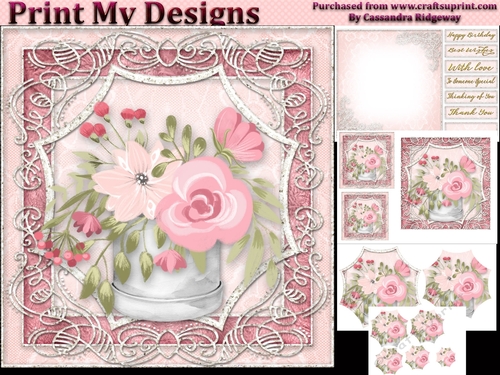 Happy Birthday thank you with love mini kit