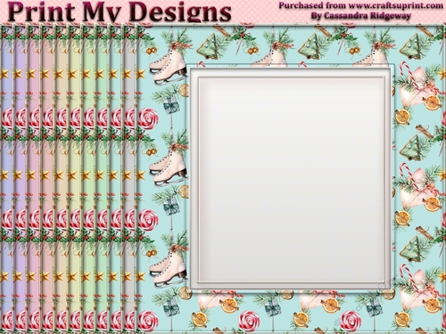Christmas Square Frames collection