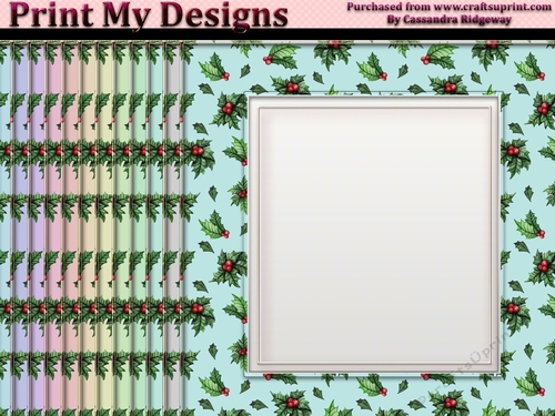 Christmas Square Frames collection