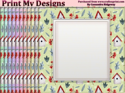 Christmas Square Frames collection